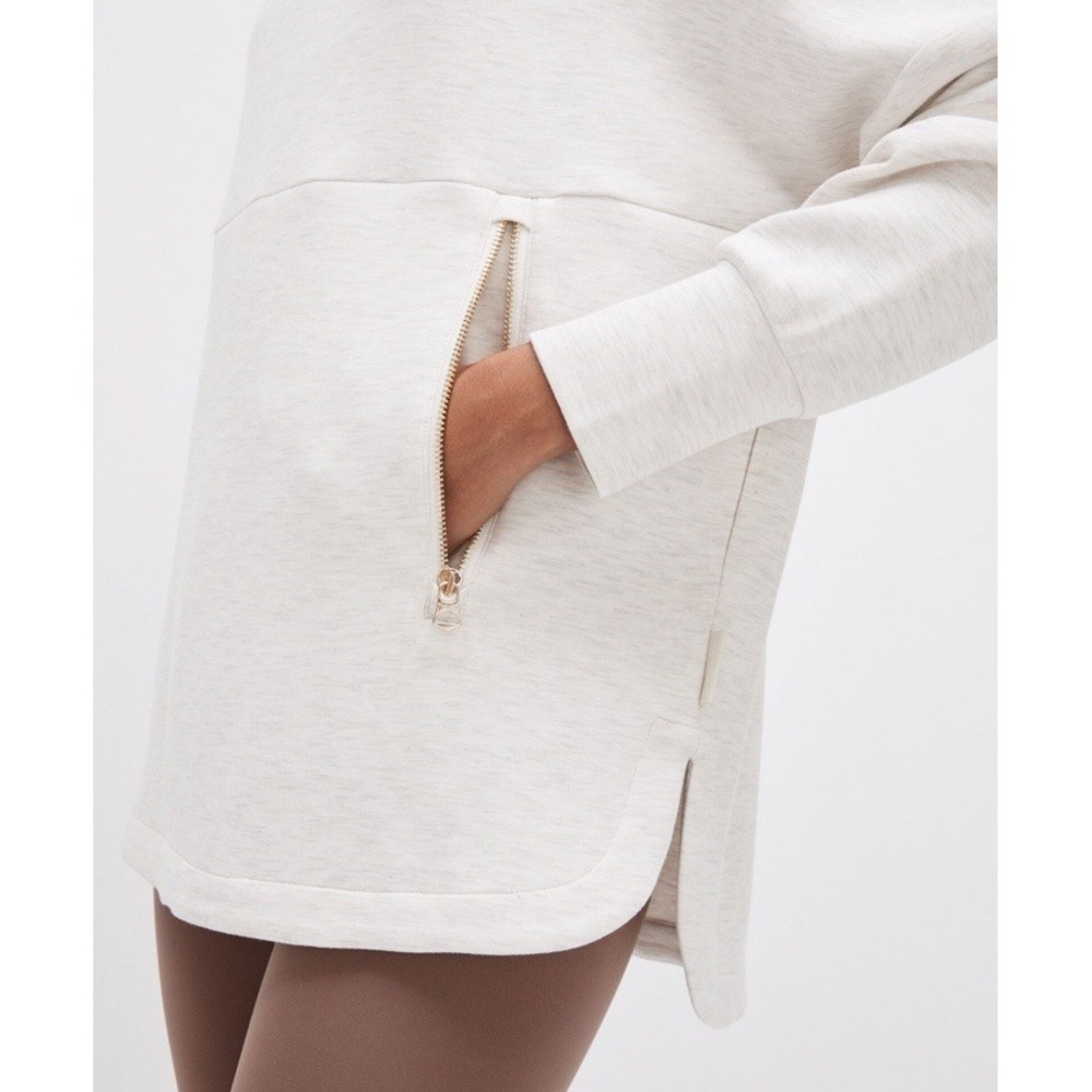 VARLEY Paige Longline Sweat Pullover Sweatshirt Small‎ Doublesoft Anthropologie - Picture 2 of 12